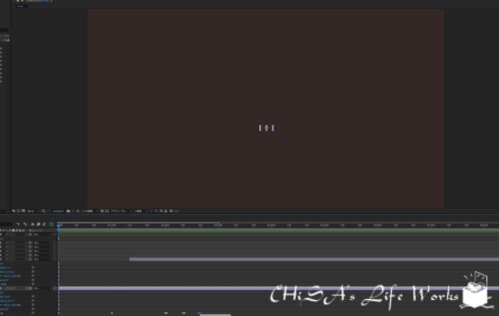 After Effectsで久しぶりにアニメーション制作